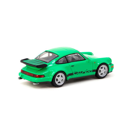Tarmac Works Diecast 1/64 Porsche 911 Turbo Green