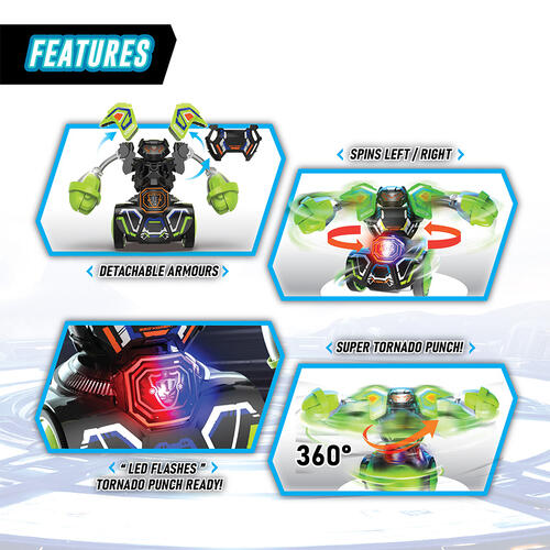 SilverLit Robo Kombat Tornado Battle Pack - Assorted (1 Pc)