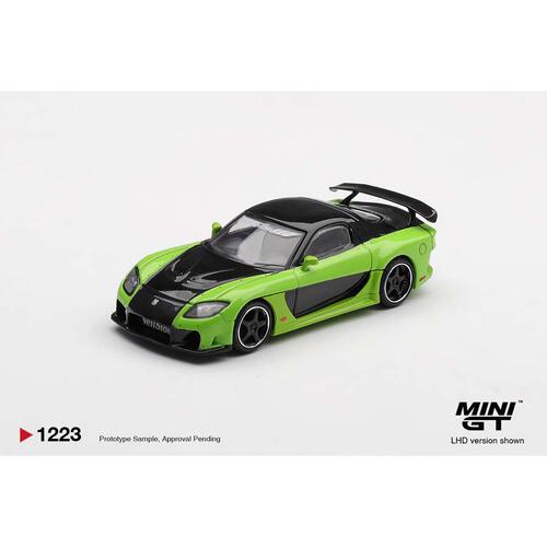 (Pre-order) MINI GT Mazda Rx-7 Veilside Fortune7 Green/ Blister Packaging (Expected July 2026)