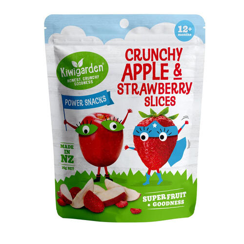 Kiwigarden Crunchy Apple & Strawberry Slices