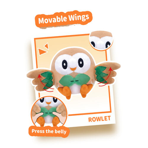 Pokemon 寶可夢-歡欣絨毛玩偶系列 Vol.1-木木梟