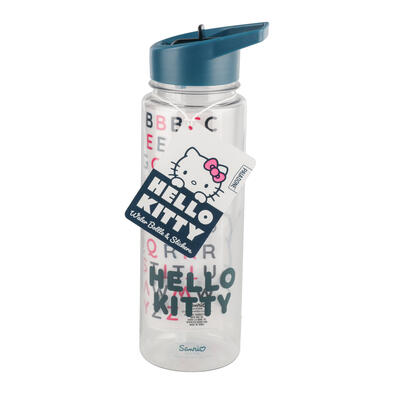 Paladone Hello Kitty Water Bottle With Sticker