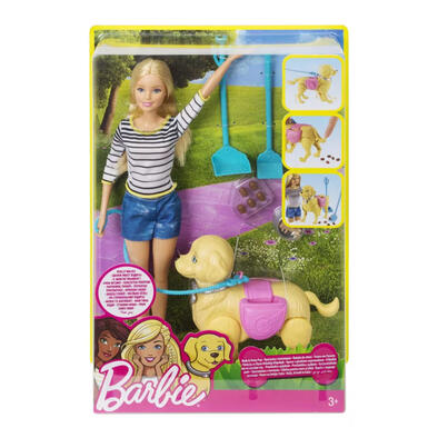 Barbie Walk & Potty Pup Play Set