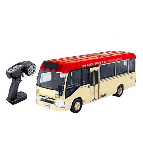 Konsept 1:64 RC Drifting Toyota Coaster HK Minibus (Red)