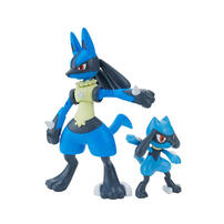 Pokemon寶可夢 模型系列 044 里歐路及路卡里歐套裝