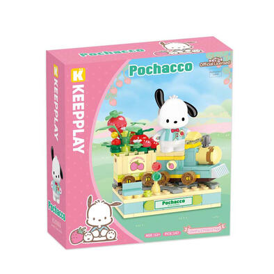 KEEPPLAY Pochacco 士多啤梨火車造型積木