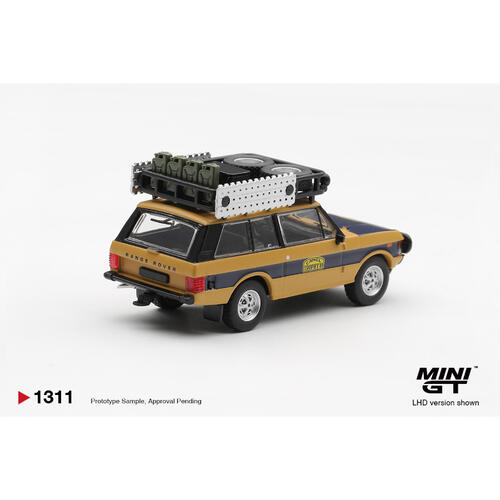 (網店預購) MINI GT Range Rover 1981 Camel Trophy Sumatra N.Sudmann & F.Hofmann / Blister Packaging (預計2026年9月發貨)