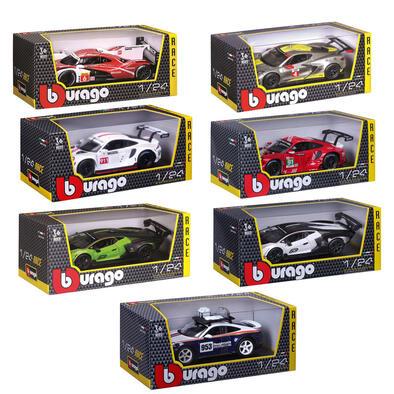 Bburago 1:24 合金跑車 (1件) - 隨機發貨