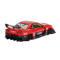 MINI GT Nissan Lb-Er34 Super Silhouette Skyline Red/Black