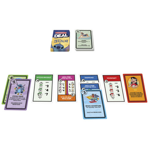 Monopoly Deal Card Game - Stitch (English Version)