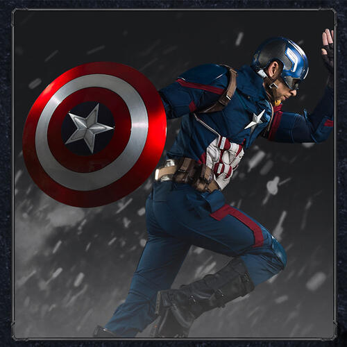 Marvel漫威 1:1  美國隊長盾牌連藍牙音箱 (收藏級)