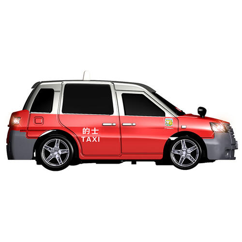 Konsept Mini 1:72 Rc Mini Toyota Comfort Hybrid Taxi (Red)