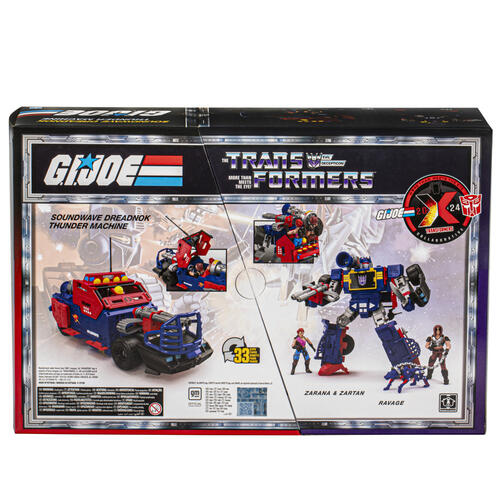 Transformers Collaborative G.I. Joe x Transformers Soundwave Dreadnok Thunder Machine, Zartan & Zarana