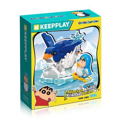 Keepplay 蠟筆小新企鵝造型積木