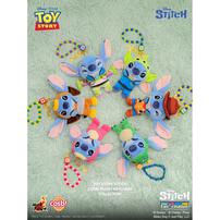 Hot Toys Disney Toy Story Stitch Cosbi Plush Keychain - Blind Box (1 Pc)