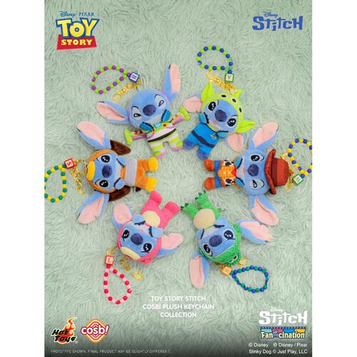 Hot Toys Disney Toy Story Stitch Cosbi Plush Keychain - Blind Box (1 Pc)