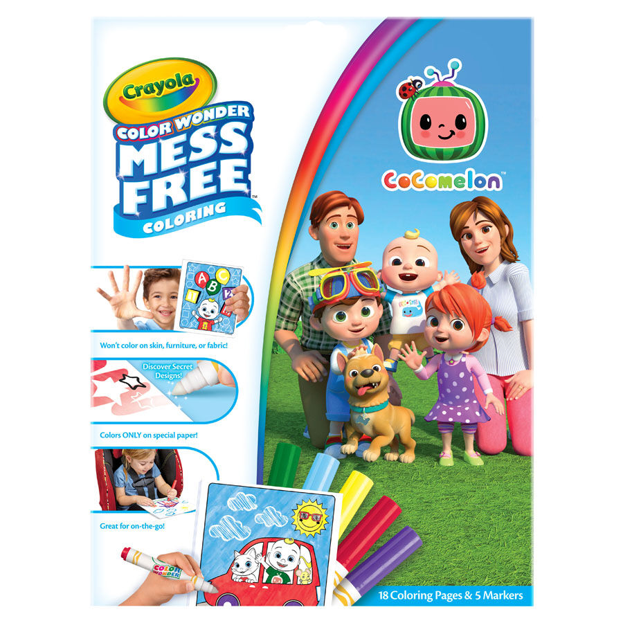 Crayola My First Mess Free Coloring No Mess Marker and Paper Set Gift for Toddlers 