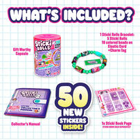 Sticki Rolls黏貼卷 黏黏手鍊胶囊 - 隨機發貨
