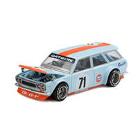 (網店預購) MINI GT Datsun Kaido 510 Gulf Wagon V1 (預計2026年11月發貨)