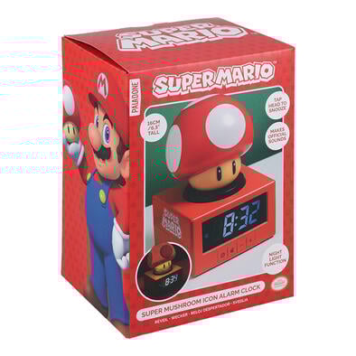 Paladone Super Mario Super Mushroom Icon Alarm Clock