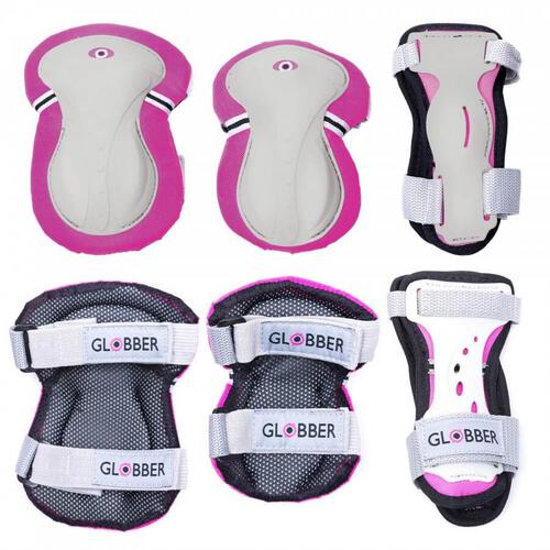 Globber高樂寶兒童護具套裝 - 粉紅色 (XXS)