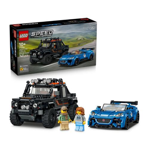 LEGO樂高超級賽車系列 Jaguar Project 7 & Land Rover Defender 77264