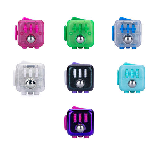 Fidget Cube 減壓骰子魔方塊玩具標準色混裝 - 隨機發貨