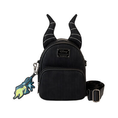 Loungefly Disney Villains Malificent Convertible Mini Backpack