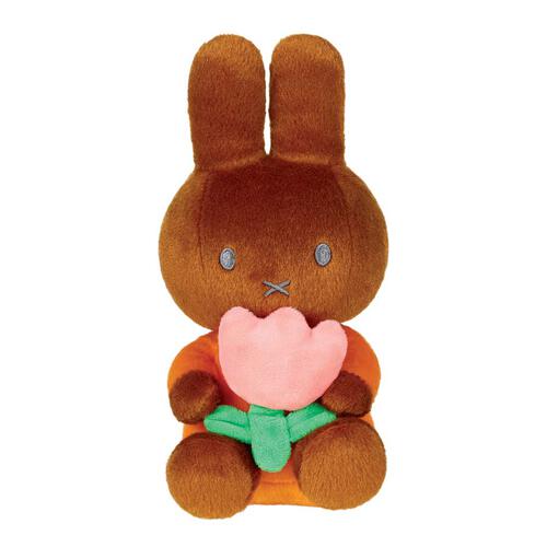 Miffy米菲 梅兒公仔-抱鬱金香