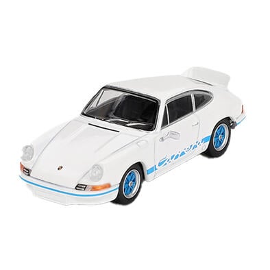 MINI GT Porsche 911 Carrera Rs 2.7 Grand Prix White With Blue Livery