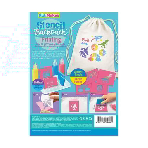 4M Stencil Backpack Printing