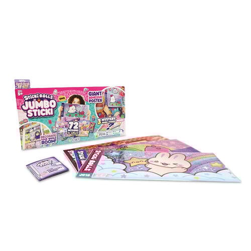 Sticki Rolls Jumbo Sticki 3 Pack - Assorted (1Pc)