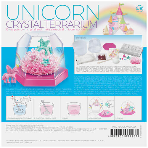 4M Unicorn Crystal Terrarium