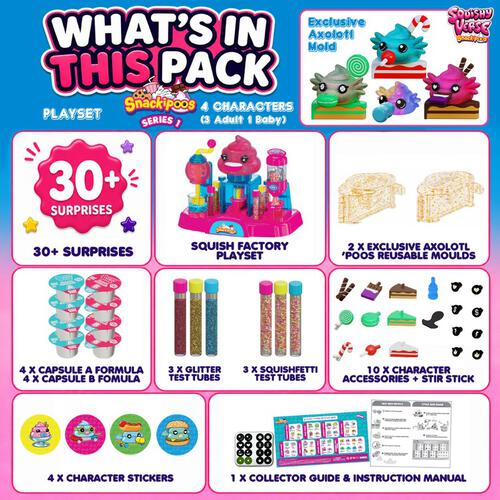 Squishyverse Snackipoos 工廠玩具套裝