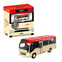 Konsept 1:64 RC Drifting Toyota Coaster HK Minibus (Red)