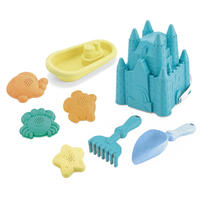 Tenglong Eco Castle Sand Toy Set 8 Pieces - Assorted