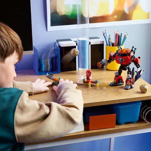 LEGO Sonic the Hedgehog Knuckles vs. Dr. Eggman Egg Crusher Mech 77005