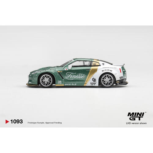 (網店預購) MINI GT Nissan GT-R (R35) LB WORKS Type 1, Custom Ducktail Auto Finesse / Blister Packaging (預計2027年2月發貨)