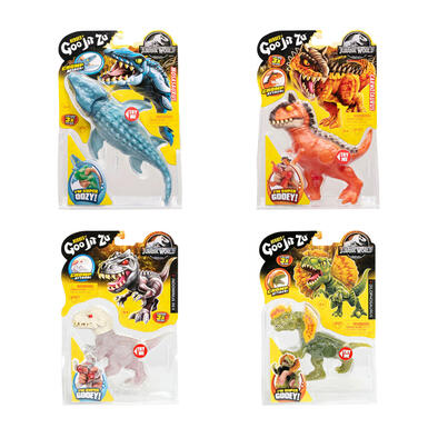 Goo Jit Zu功夫英雄 侏羅紀世界彈力拉拉人 - 隨機發貨