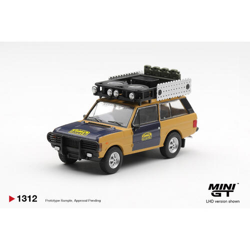 (網店預購) MINI GT Range Rover 1981 Camel Trophy Sumatra H.Fischer & W.Bays / Blister Packaging (預計2026年10月發貨)