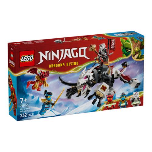 LEGO樂高幻影忍者系列 季瓦和龍獸格林塔克 71863