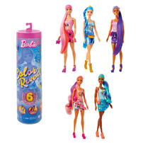 Barbie芭比 驚喜造型娃娃拼布變色系列 - 隨機發貨