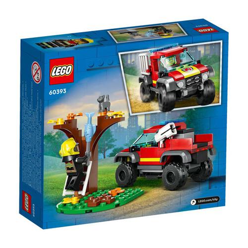 LEGO樂高城市系列 4x4 消防車救援 60393