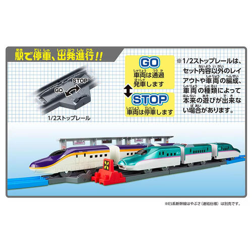 Plarail新幹線 連結！E8系「翼」新幹線及平交道組合