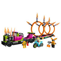 LEGO樂高城市系列 特技卡車和火圈挑戰 60357