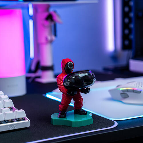 Netflix魷魚游戲圓形工作人員迷你手機支架