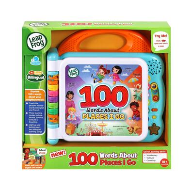 Leapfrog跳跳蛙 100個場景雙語學習書 (英+法語)