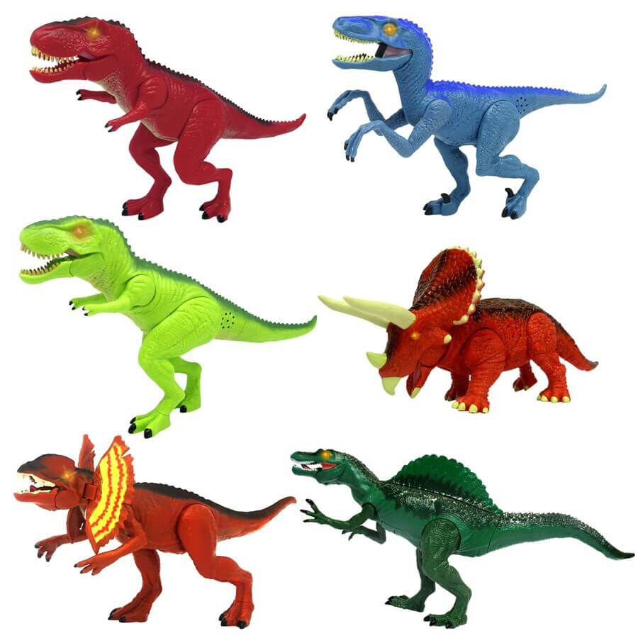 Mighty Megasaur Light And Sound Dinosaurs Dragons Assorted