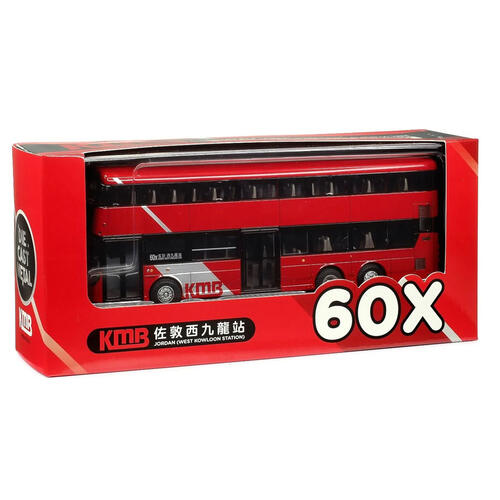 KMB九巴 1:64 模型 - 富豪B8L 前衛雙子星三型歐盟第六代環保巴士十二米 (路線60X)