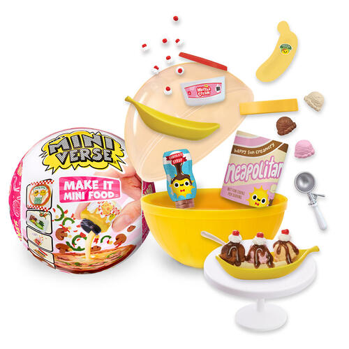 MGA's Miniverse Make It Mini Foods: Diner (Series 2A) Single Pack- Assorted